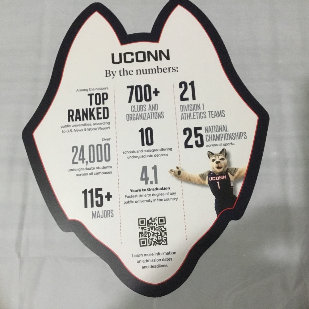 UCONN 2025 Brochure and Huskie Cut-Out - Picture 5 of 5